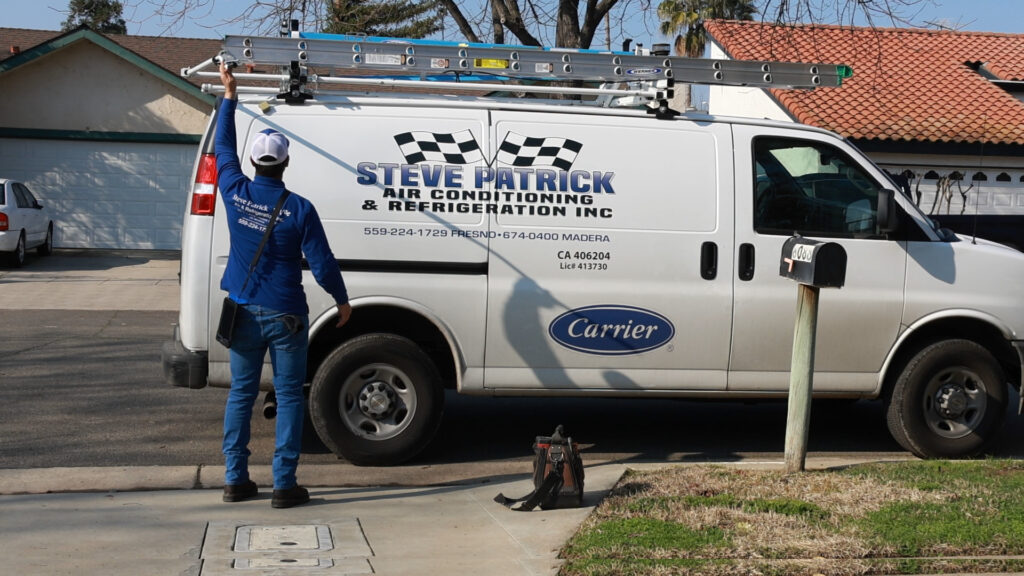 steve patrick ac install appointment call service fresno